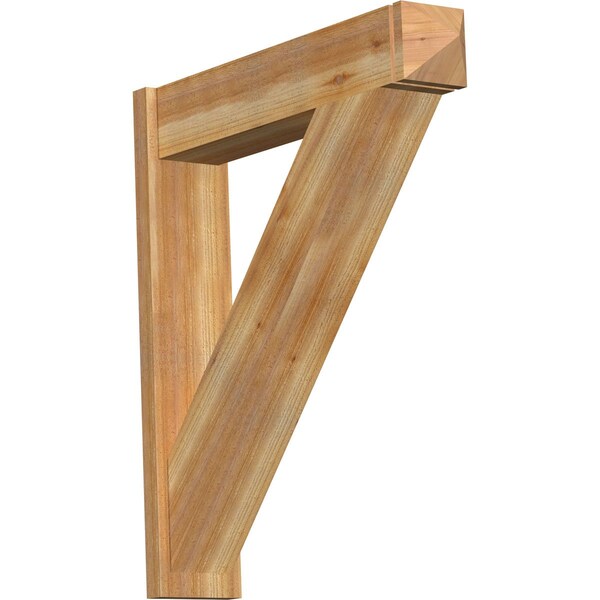 Ekena Millwork Traditional Arts & Crafts Rough Sawn Outlooker, Western Red Cedar, 8"W x 38"D x 42"H OUT08X38X42TRA03RWR - main